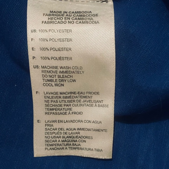 Women’s Medium Tank Top Adidas Blue Soft Stretch Racerback U Neck - Picture 11 of 11